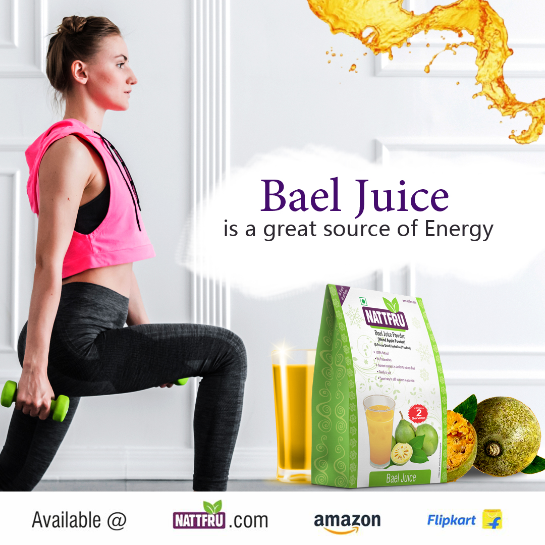 Bael Juice is a great source of energy